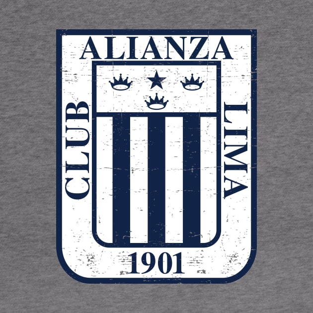 Club Alianza Lima - Peru - Vintage design by verde